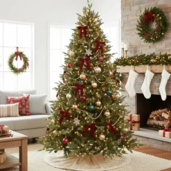 Albero di Natale Illuminato Anthony 2000LED h210Ø148cm PE+PVC