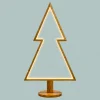 Albero Natale Abete con Base H90cm LED BIANCO CALDO