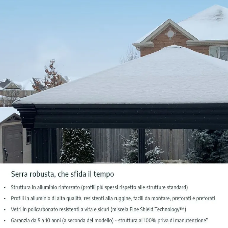 Canopia Tucson Gazebo in Alluminio 3.6X4.4 m
