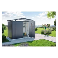 Casetta da Giardino in Metallo PANORAMA 1 Porta Standard Biohort