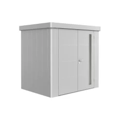 Casetta da Giardino in Metallo NEO 1B Biohort con Porta a Due Battenti