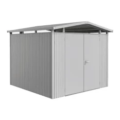 Casetta da Giardino in Metallo PANORAMA 5 con Porta a Due Battenti Biohort