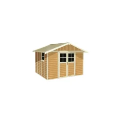 Casetta da Giardino in Resina DECO 7 WOOD Grosfillex