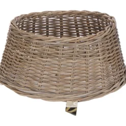 Copribase Albero di Natale Rattan Intrecciato 60 Cm