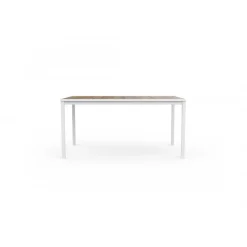 Keter Tavolo PORTO 160 effetto Legno struttura Bianca