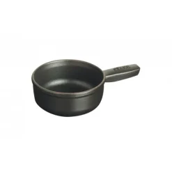 Set Fonduta Savaiarda 12 cm Nero in Ghisa