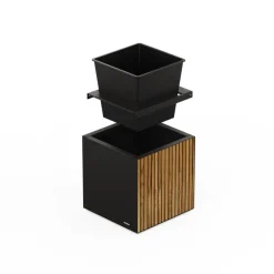 Sistema di Irrigazione Automatica per Fioriera in Metallo DECO Planter 50x50x50 cm